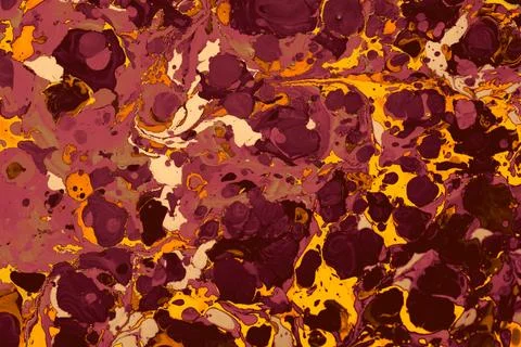 Abstract creative marble pattern texture. Traditional art of Ebru marbling 스톡 일러스트