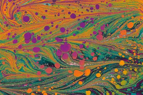 Abstract creative marble pattern texture. Traditional art of Ebru marbling 스톡 일러스트