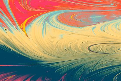 Abstract creative marble pattern texture. Traditional art of Ebru marbling Illustrazione stock