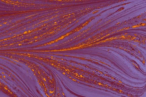 Abstract creative marble pattern texture. Traditional art of Ebru marbling Illustrazione stock