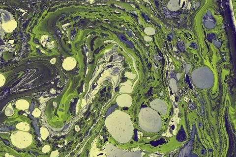 Abstract creative marble pattern texture. Traditional art of Ebru marbling Illustrazione stock