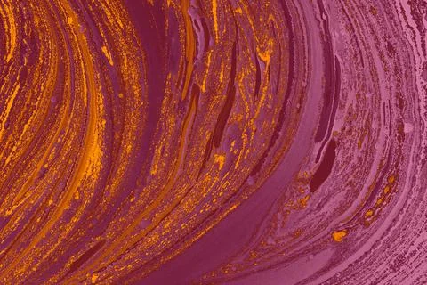 Abstract creative marble pattern texture. Traditional art of Ebru marbling Illustrazione stock