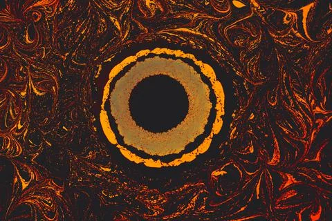 Abstract creative marble pattern texture. Traditional art of Ebru marbling Stock Illustration