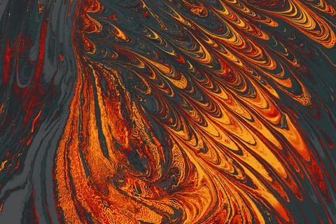 Abstract creative marble pattern texture. Traditional art of Ebru marbling Illustrazione stock