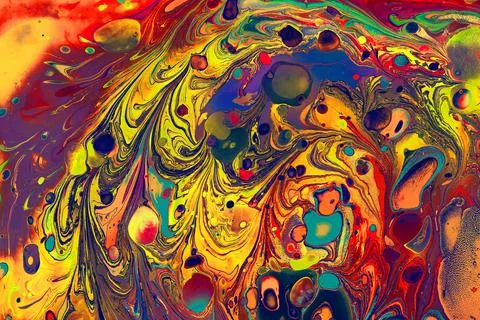 Abstract creative marble pattern texture. Traditional art of Ebru marbling Illustrazione stock