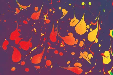 Abstract creative marble pattern texture. Traditional art of Ebru marbling Illustrazione stock