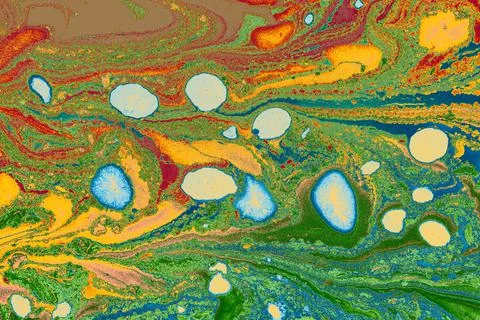 Abstract creative marble pattern texture. Traditional art of Ebru marbling Illustrazione stock