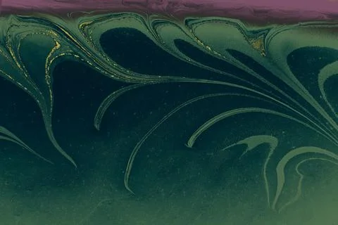 Abstract creative marble pattern texture. Traditional art of Ebru marbling Illustrazione stock