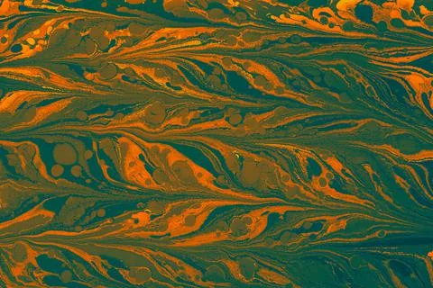 Abstract creative marble pattern texture. Traditional art of Ebru marbling Stock Illustration