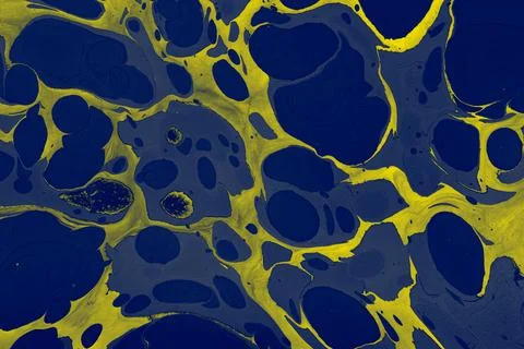 Abstract creative marble pattern texture. Traditional art of Ebru marbling Stock Illustration