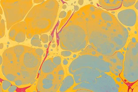 Abstract creative marble pattern texture. Traditional art of Ebru marbling Stock Illustration