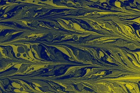Abstract creative marble pattern texture. Traditional art of Ebru marbling Stock Illustration