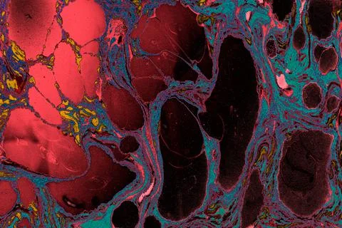 Abstract creative marble pattern texture. Traditional art of Ebru marbling Stock Illustration