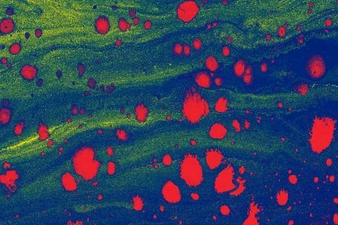Abstract creative marble pattern texture. Traditional art of Ebru marbling Stock Illustration