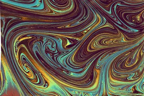 Abstract creative marble pattern texture. Traditional art of Ebru marbling Illustrazione stock