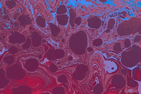 Abstract creative marble pattern texture. Traditional art of Ebru marbling Stock Illustration