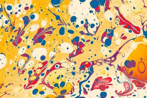 Abstract creative marble pattern texture. Traditional art of Ebru marbling Illustrazione stock