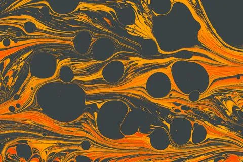 Abstract creative marble pattern texture. Traditional art of Ebru marbling Stock Illustration