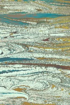 Abstract creative marble pattern texture. Traditional art of Ebru marbling Stock Photos