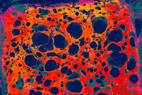 Abstract creative marble pattern texture. Traditional art of Ebru marbling Stock Photos