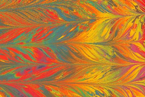 Abstract creative marble pattern texture. Traditional art of Ebru marbling Stock Photos