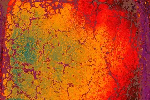 Abstract creative marble pattern texture. Traditional art of Ebru marbling. Stock Photos