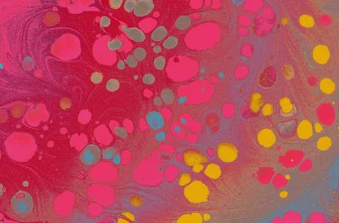 Abstract creative marble pattern texture. Traditional art of Ebru marbling. Stock Photos