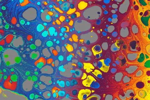 Abstract creative marble pattern texture. Traditional art of Ebru marbling Stock Photos