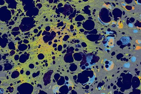 Abstract creative marble pattern texture. Traditional art of Ebru marbling. Stock Photos