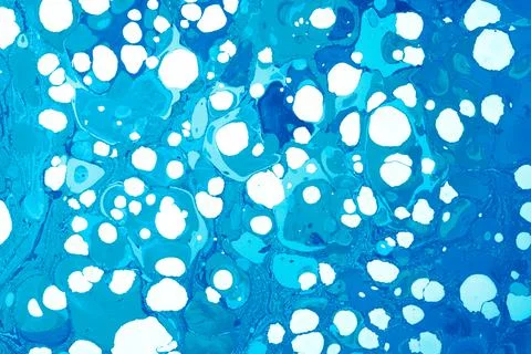 Abstract creative marble pattern texture. Traditional art of Ebru marbling Stock Photos