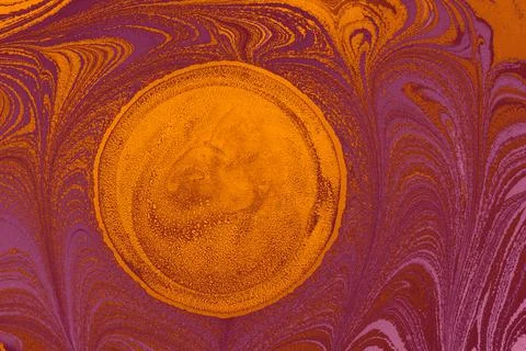 Abstract creative marble pattern texture. Traditional art of Ebru marbling Stock Photos