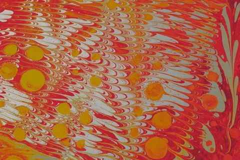 Abstract creative marble pattern texture. Traditional art of Ebru marbling Stock Photos