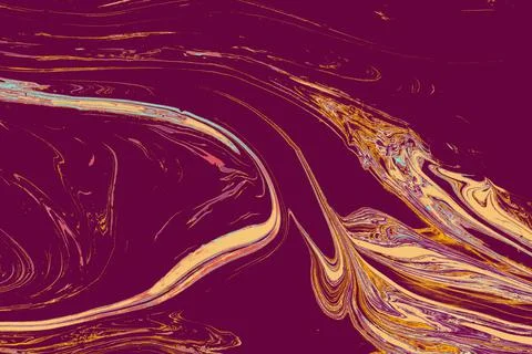 Abstract creative marble pattern texture. Traditional art of Ebru marbling Stock Photos