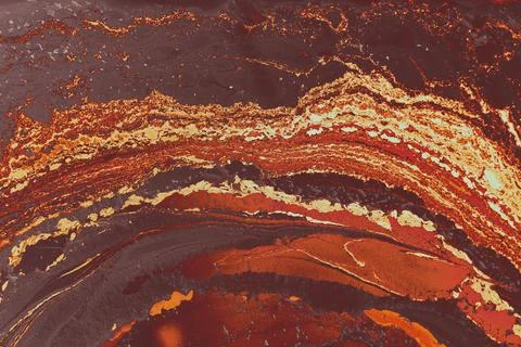 Abstract creative marble pattern texture. Traditional art of Ebru marbling Stock Photos