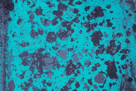 Abstract creative marble pattern texture. Traditional art of Ebru marbling Stock Photos