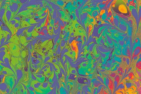 Abstract creative marble pattern texture. Traditional art of Ebru marbling Stock Photos