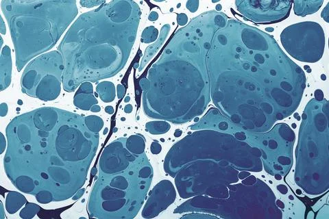 Abstract creative marble pattern texture. Traditional art of Ebru marbling Stock Photos