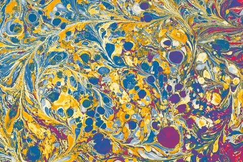 Abstract creative marble pattern texture. Traditional art of Ebr Stock Photos