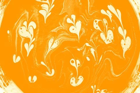 Abstract creative marble pattern texture. Traditional art of Ebru marbling 写真素材