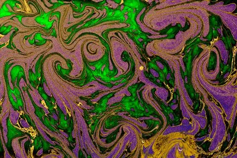 Abstract creative marble pattern texture. Traditional art of Ebru marbling Stock Photos