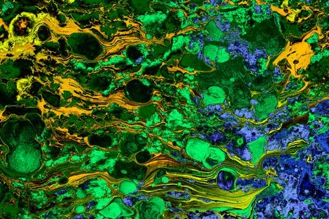 Abstract creative marble pattern texture. Traditional art of Ebru marbling Stock Photos