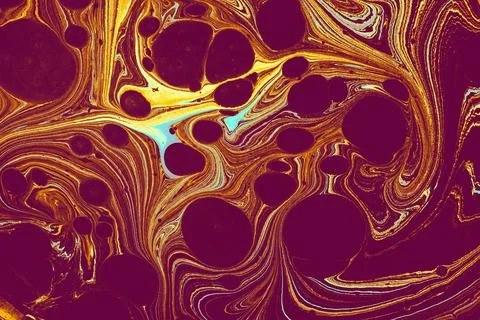 Abstract creative marbling pattern for fabric Ebru marble effect surface Illustrazione stock