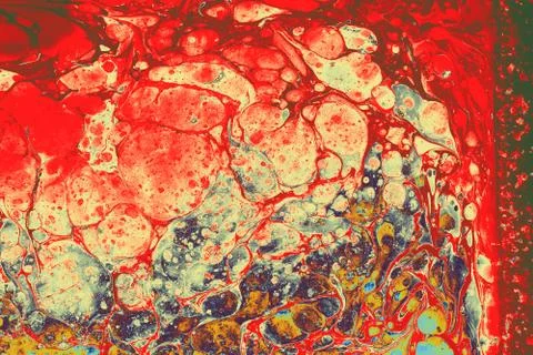 Abstract creative marbling pattern for fabric, design background texture 스톡 사진