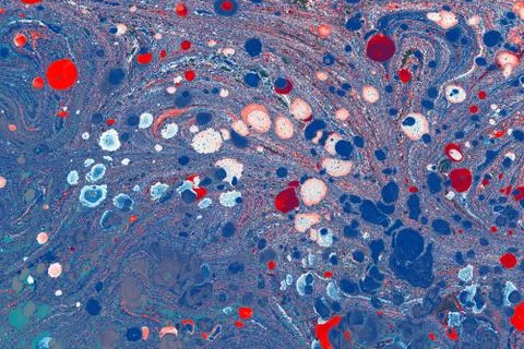 Abstract creative marbling pattern for fabric, design background texture 스톡 사진