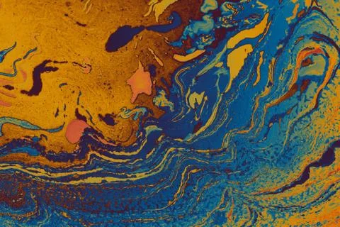 Abstract creative marbling pattern for fabric, design background texture Stock Photos