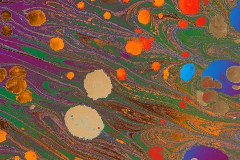 Abstract creative marbling pattern for fabric, design background texture Stock Photos