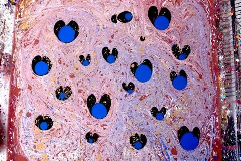 Abstract creative marbling pattern for fabric, design background texture Stock Photos