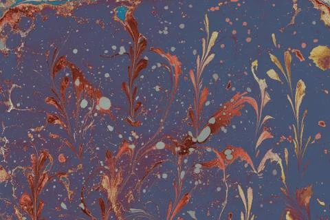 Abstract creative marbling pattern for fabric, design background texture Stock Photos