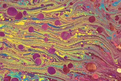 Abstract creative marbling pattern for fabric, design background texture Stock Photos