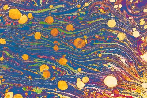 Abstract creative marbling pattern for fabric, design background texture Stock Photos